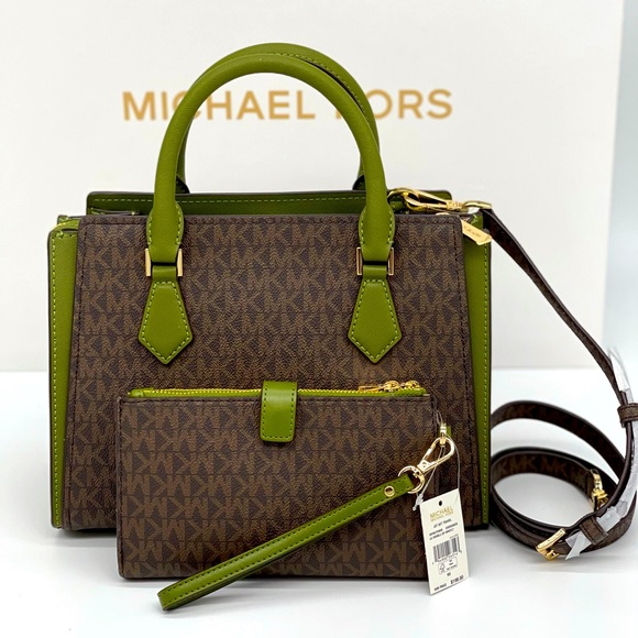 Michael Kors Hope Satchel & Double Zip Wallet - Picture 2 of 16